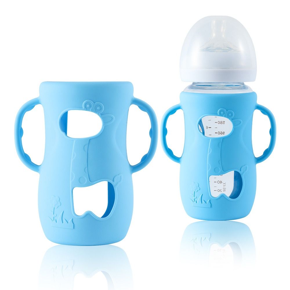 Baby Food Glass - Capa universal para garrafa de bebê,