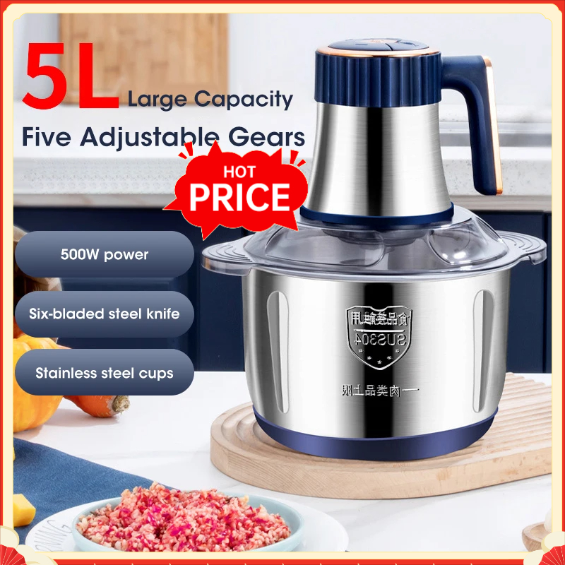 Baby Food Vegetables - Moedor de Carne Elétrico de 5L