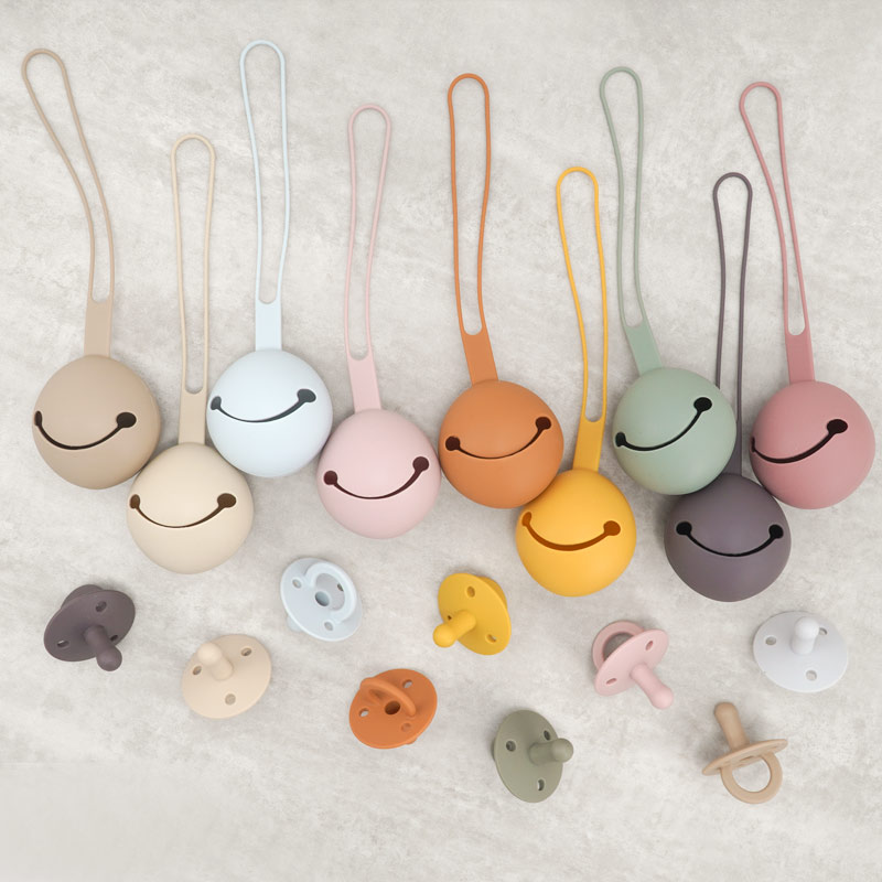 Baby Food Newborn - Chupeta de silicone para recém-nascidos, suporte