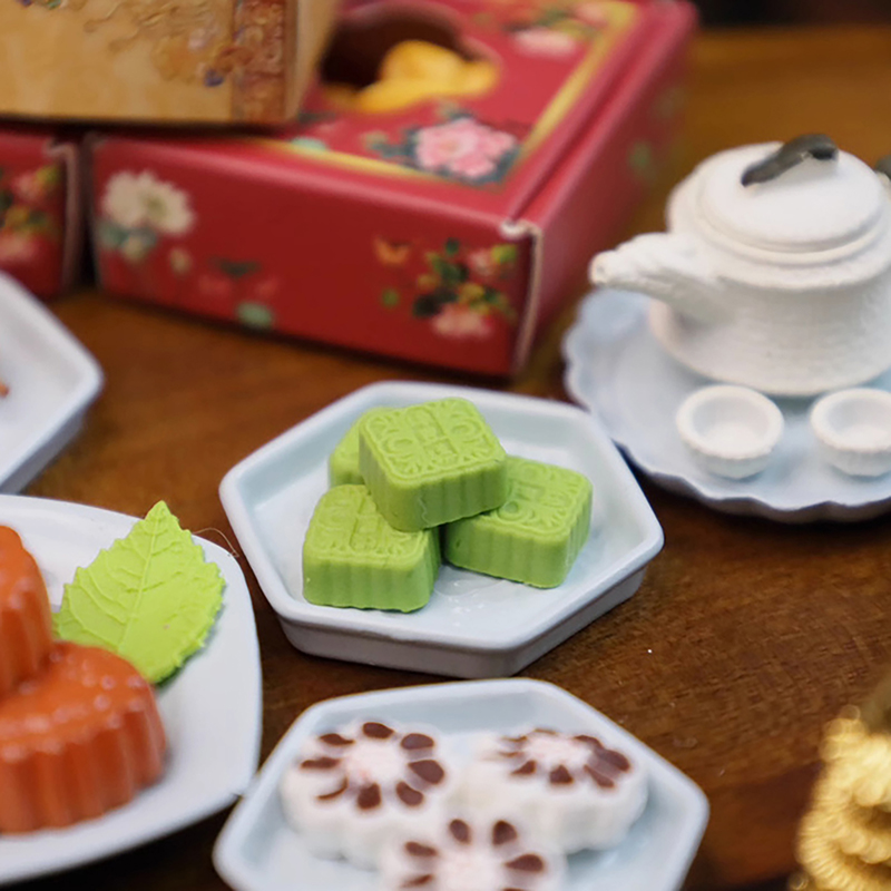 Baby Food Game - Bolo de lua em miniatura estilo