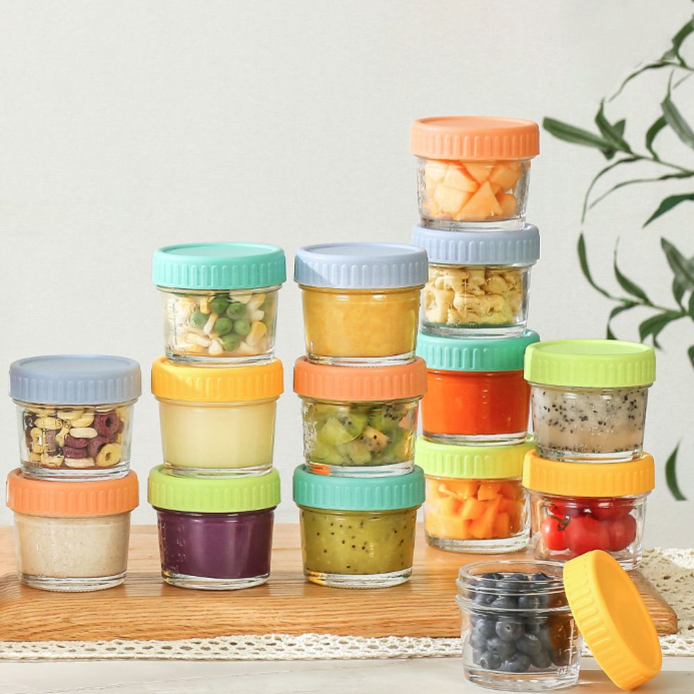 Baby Food Glass - Jarra de vidro para comida de