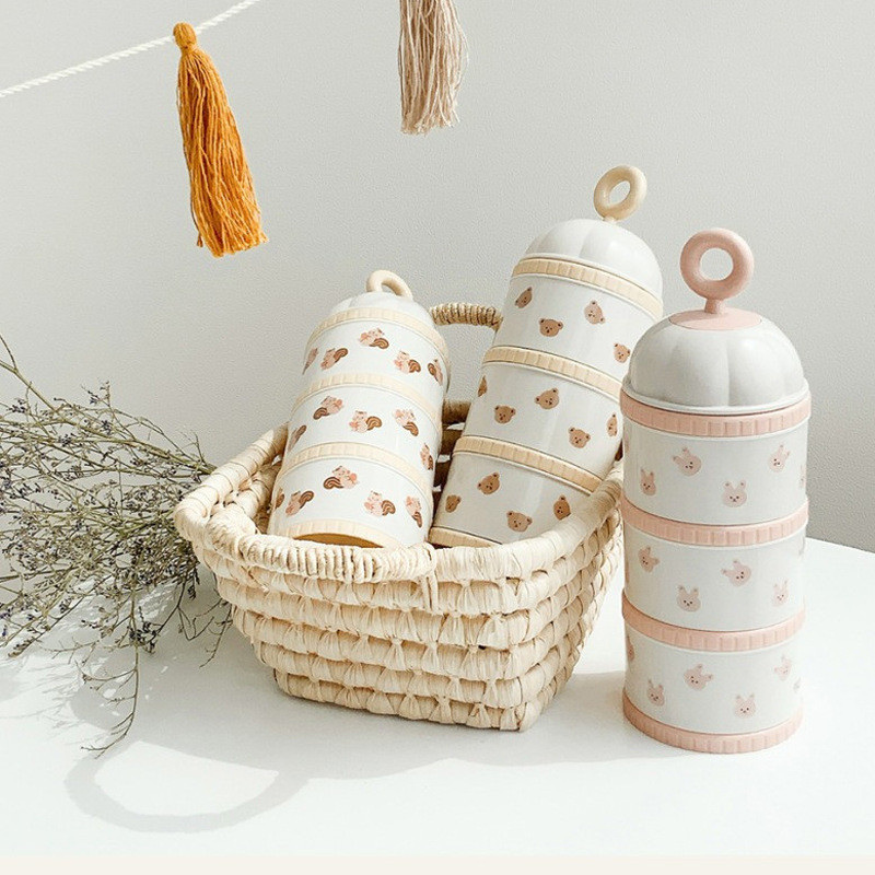Baby Food Newborn - Urso bonito caixa de leite em
