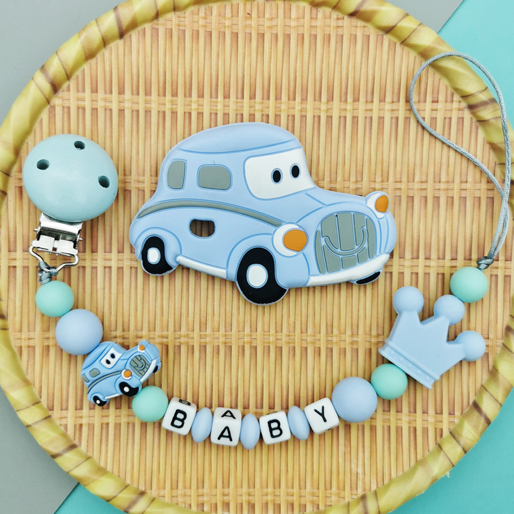 Baby Food Teether - Personalizado inglês russo nome da letra