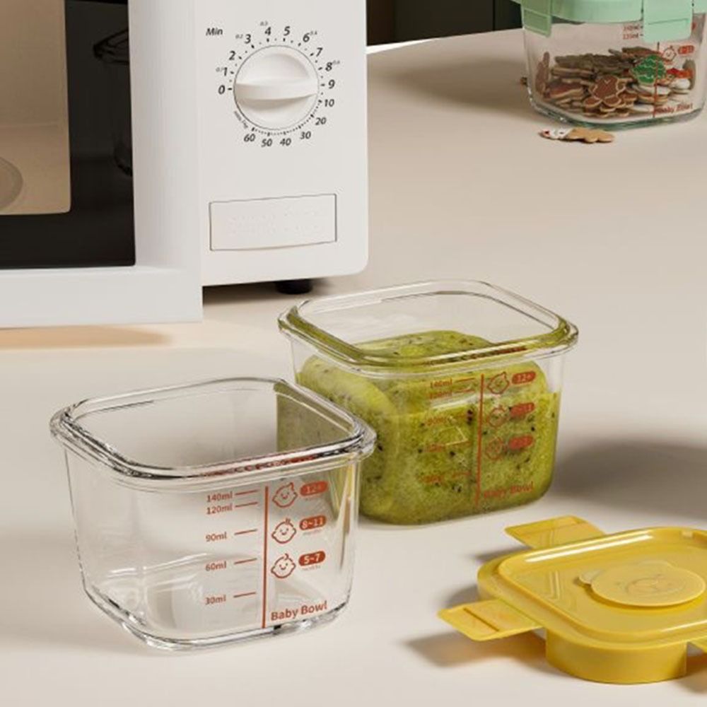 Baby Food Glass - Nova Caixa de Armazenamento de Alimentos