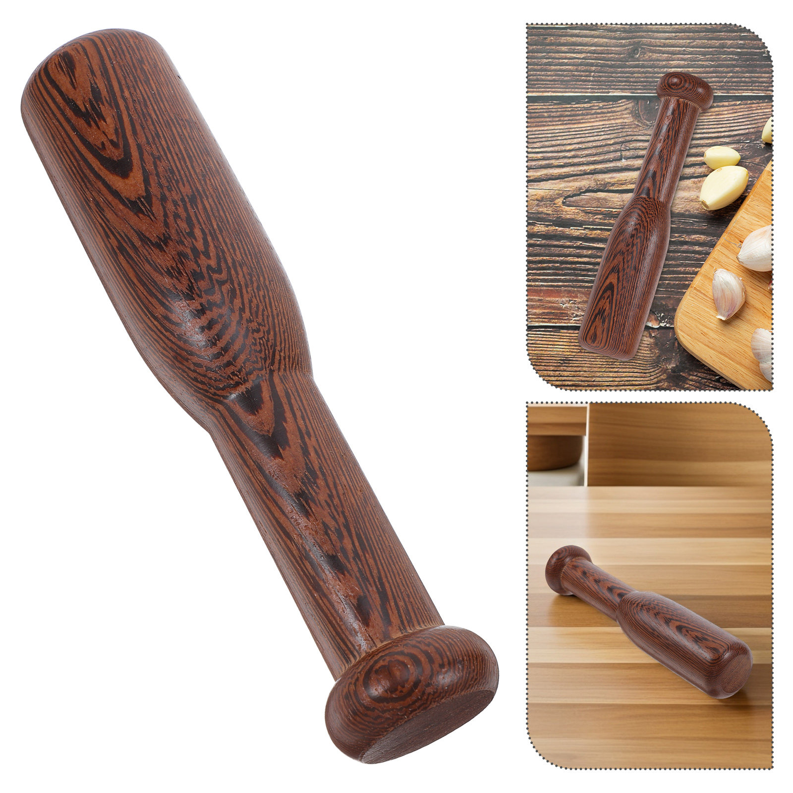 Baby Food Mixer - Moedor Manual de Madeira Natural para