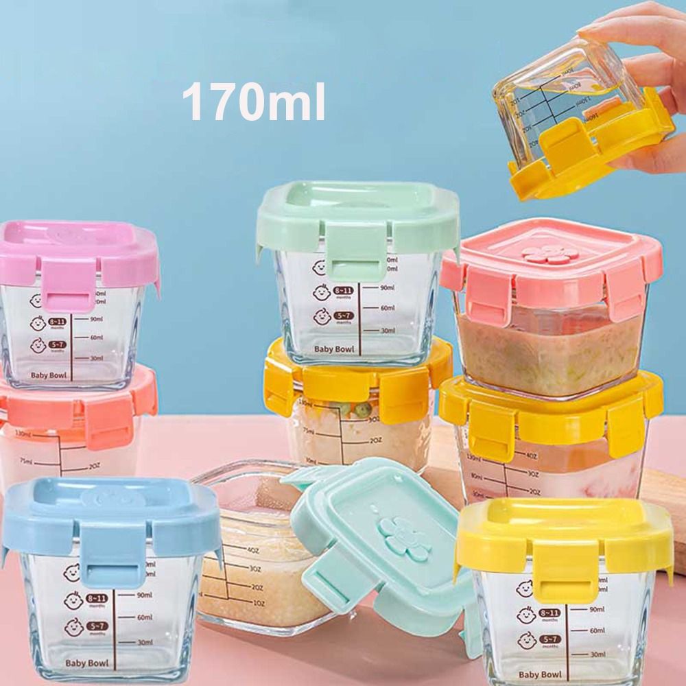 Baby Food Glass - Caixa de armazenamento de alimentos de