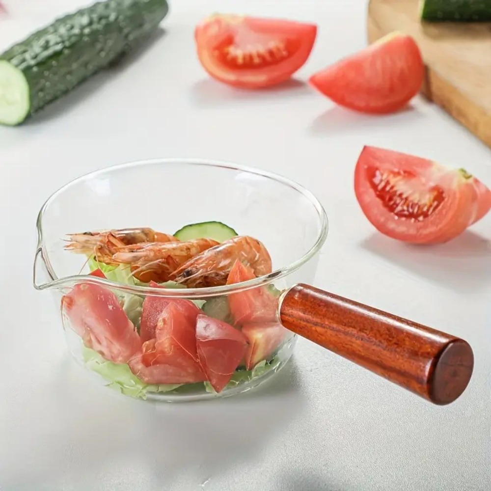 Baby Food Glass - Panela de Vidro com Cabo de