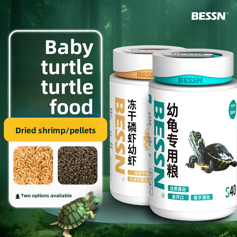 Baby Food Shrimp - BESSN Comida para Tartarugas em Todo
