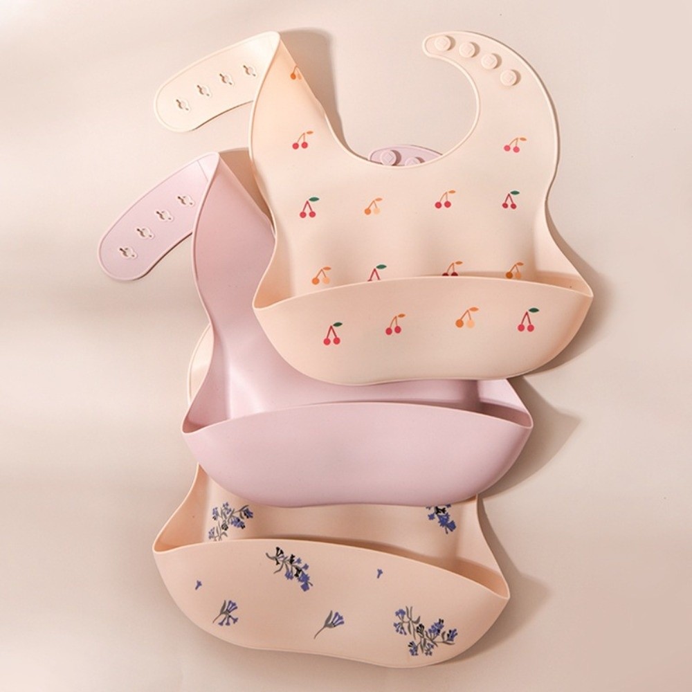 Baby Food Game - Novo Babador de Silicone para Bebês