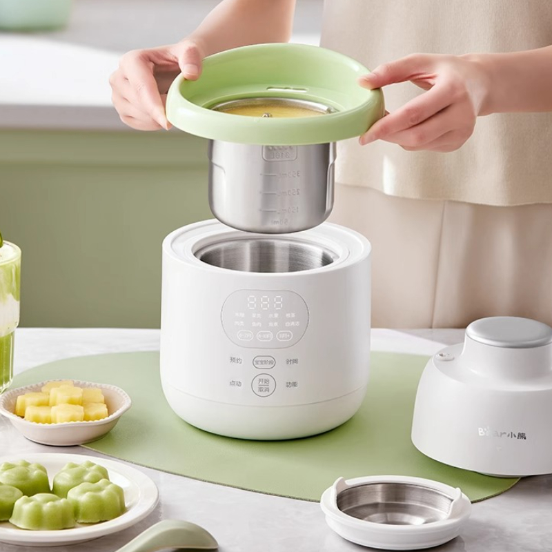 Baby Food Blender And Steamer - Urso máquina de suplemento alimentar bebê