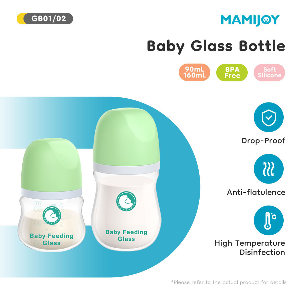 Baby Food Glass - 1 pçs garrafas de alimentação recém-nascidos