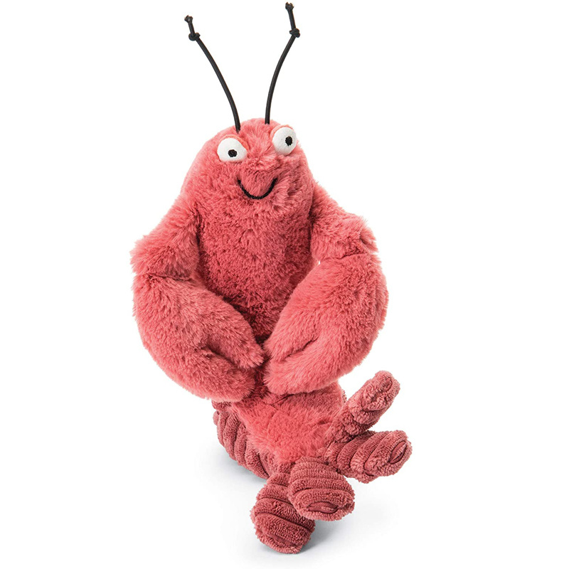 Novo larry lagosta brinquedos  - Baby Food Shrimp avaliação e preço