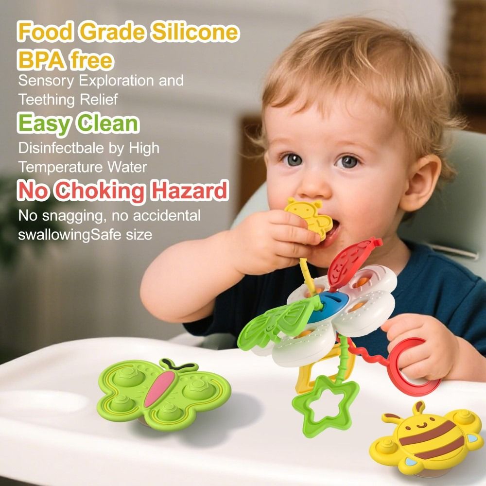 Brinquedos sensoriais para beb - Baby Food Newborn avaliação e preço