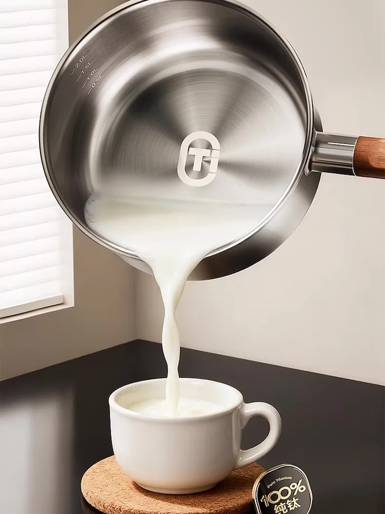 Panela de titânio puro para le - Baby Food Nutrition avaliação e preço