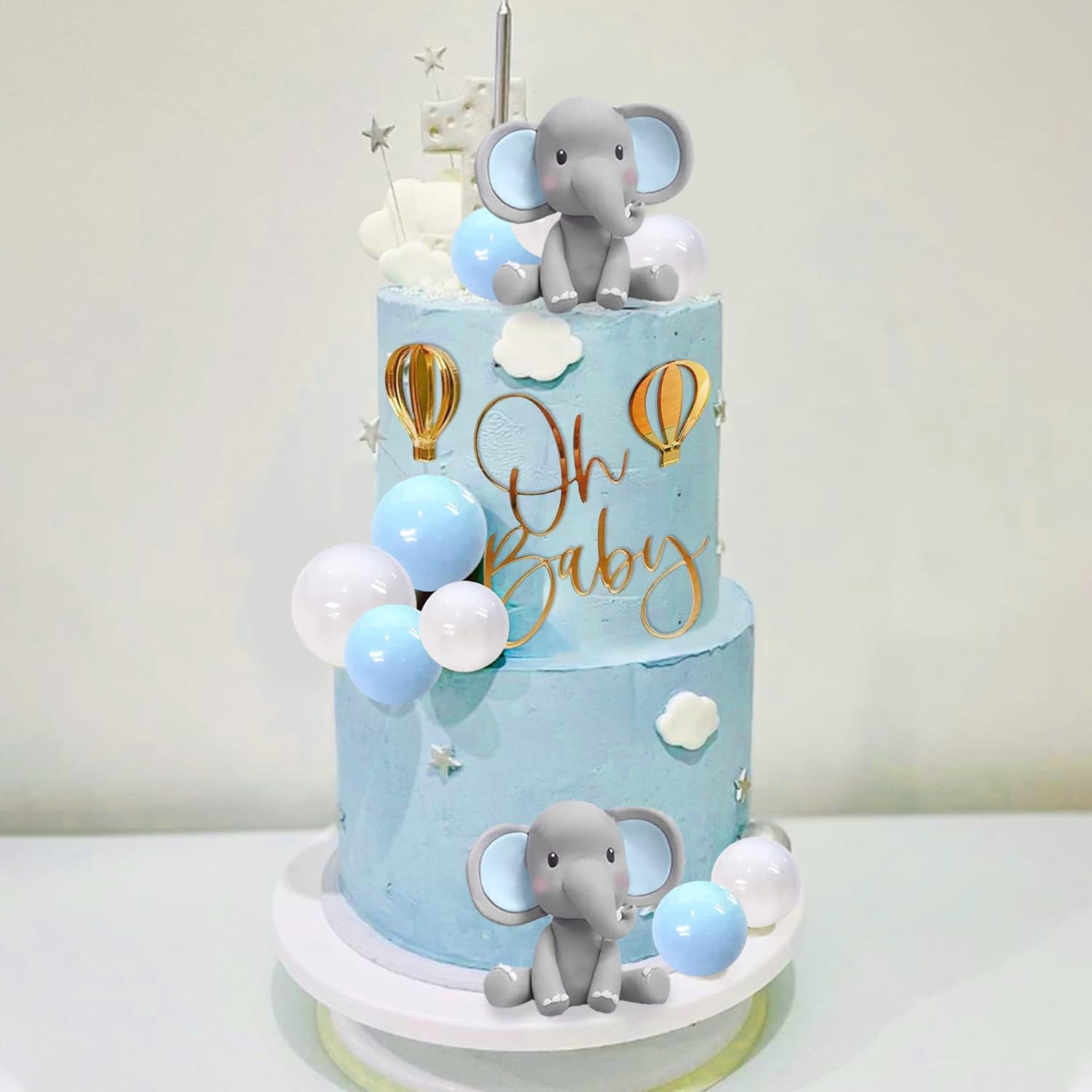 Decoração de bolo de elefante, - Baby Food Mixer avaliação e preço