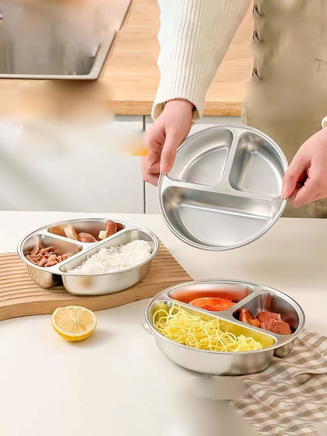 Bandeja de Vapor com Três Comp - Baby Food Steamer avaliação e preço