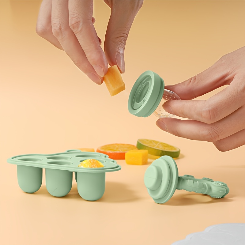 2 pces/1pc mini-molde congelad - Baby Food Vegetables avaliação e preço