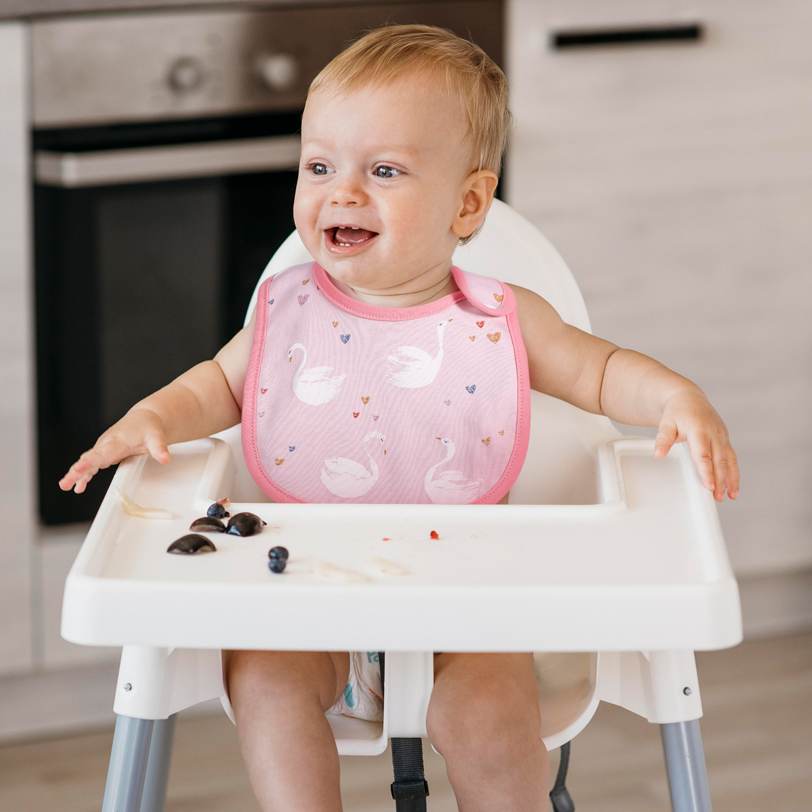 Babadores de algodão para alim - Baby Food Newborn avaliação e preço