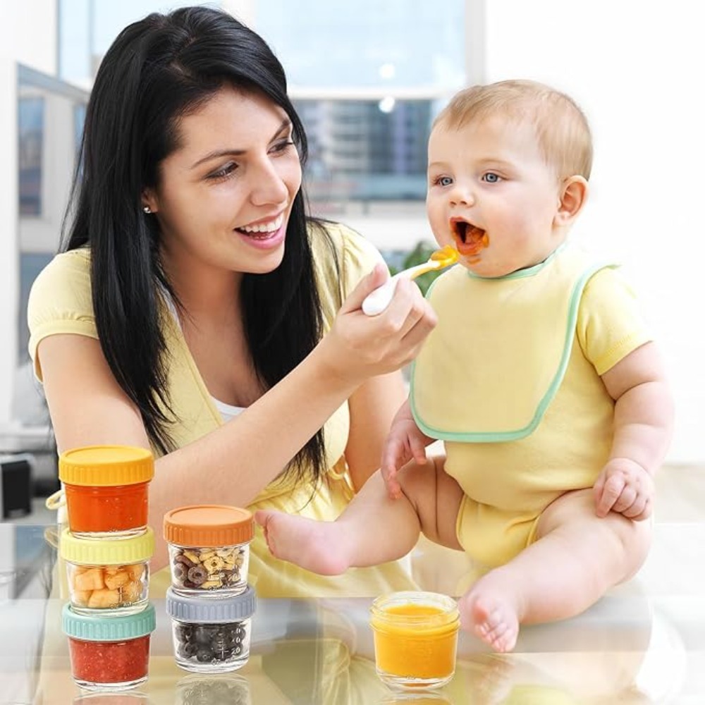 Conjunto de 6 Potes de Vidro R - Baby Food Glass avaliação e preço
