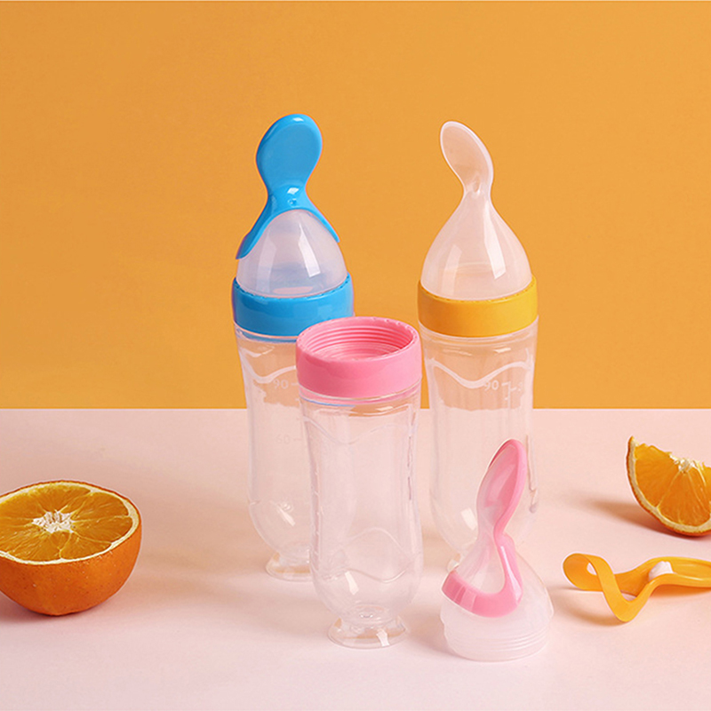 colher de silicone bebe pratos - Baby Food Newborn avaliação e preço