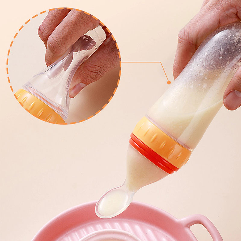 colher de silicone bebe pratos - Baby Food Newborn avaliação e preço