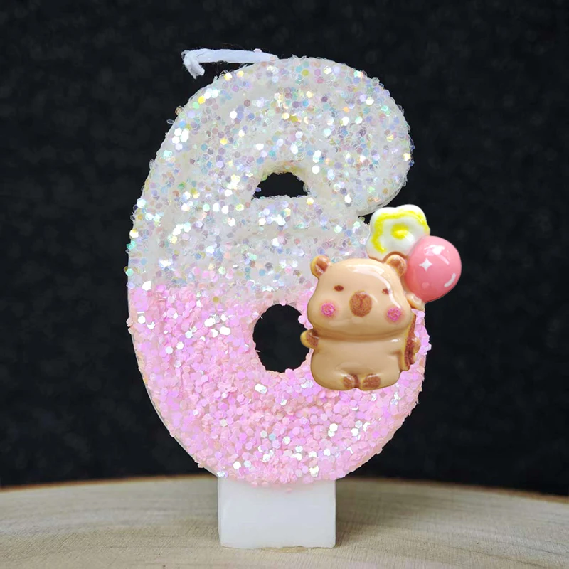 Novo capivara velas bolo decor - Baby Food Mixer avaliação e preço