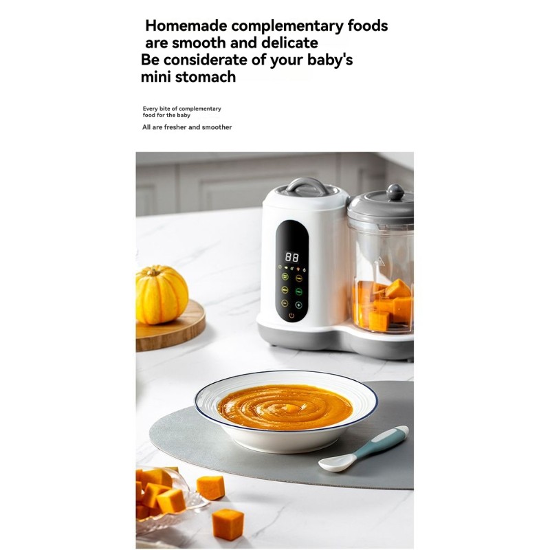 Máquina automática de comida p - Baby Food Blender And Steamer avaliação e preço