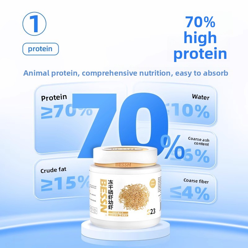 BESSN Krill liofilizado e cama - Baby Food High In Protein avaliação e preço
