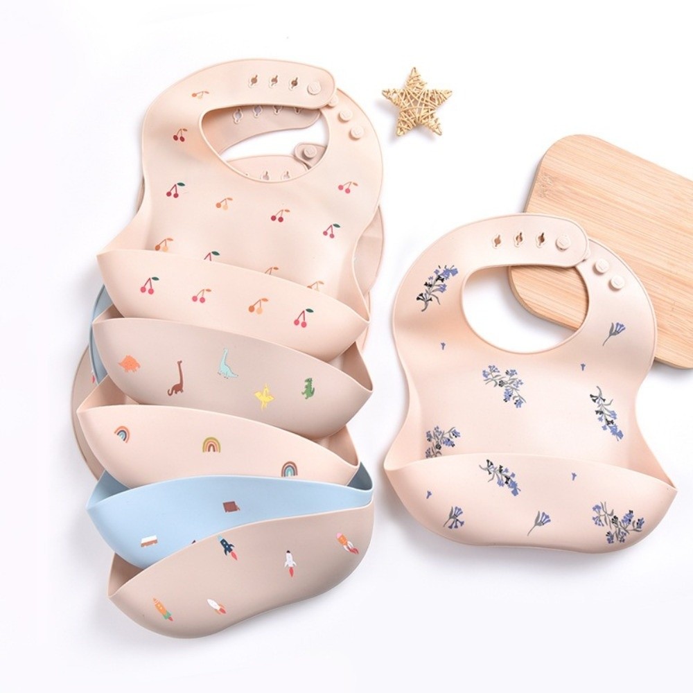 Novo Babador de Silicone para  - Baby Food Game avaliação e preço