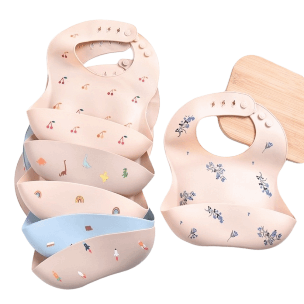 Novo Babador de Silicone para  - Baby Food Game avaliação e preço