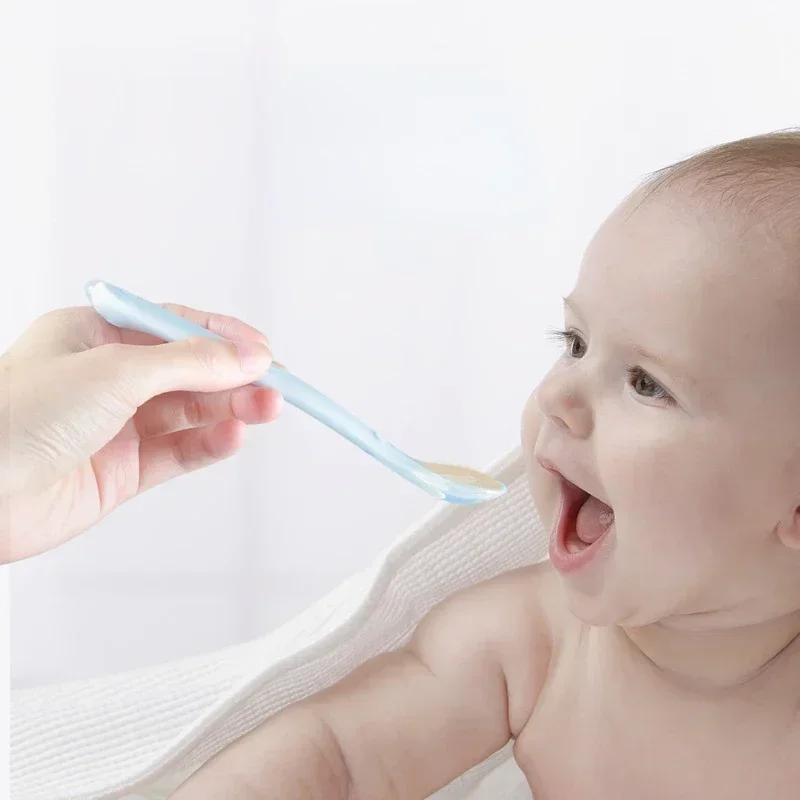 Colher de silicone macio para  - Baby Food Nutrition avaliação e preço
