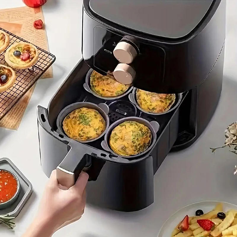 Air Fryer Silicone Egg Poacher - Baby Food Egg avaliação e preço