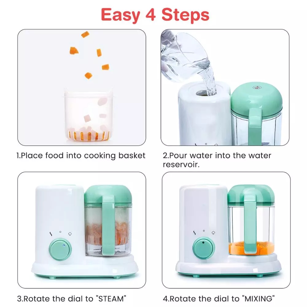 Alimentação e alimentos para b - Baby Food Blender And Steamer avaliação e preço