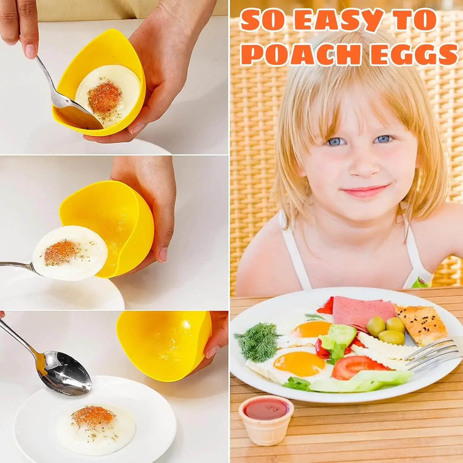 1/24 pçs silicone ovo poachers - Baby Food Egg avaliação e preço