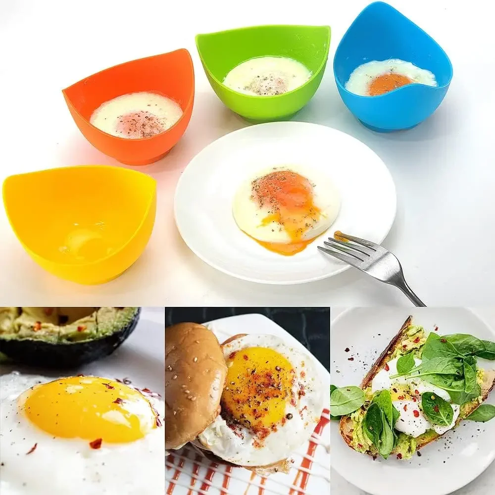1/24 pçs silicone ovo poachers - Baby Food Egg avaliação e preço