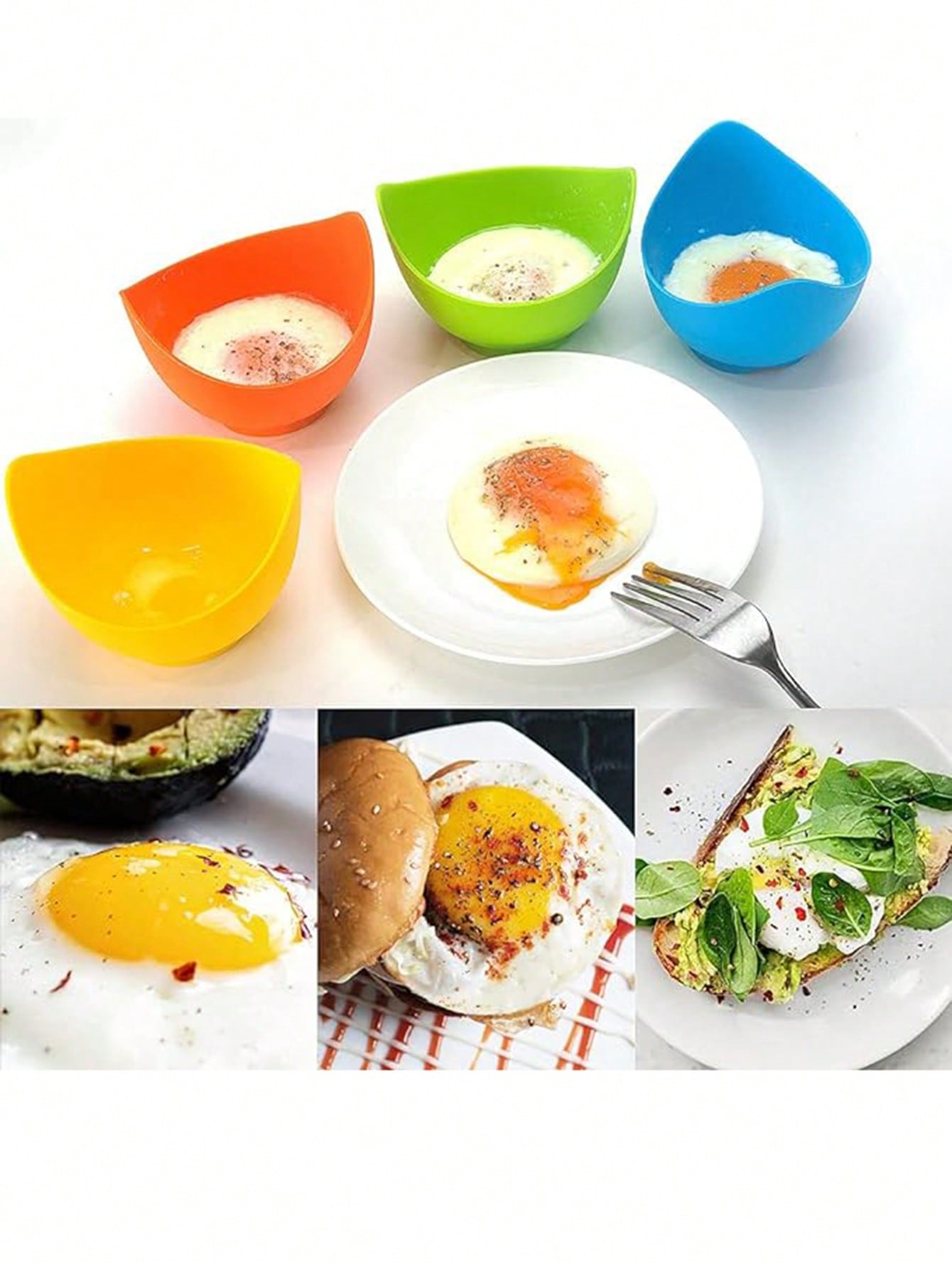 4 peças em cores aleatórias co - Baby Food Egg avaliação e preço