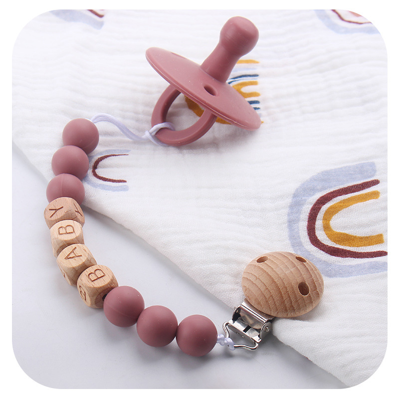Novo bebê chupeta clipes nome  - Baby Food Teether avaliação e preço
