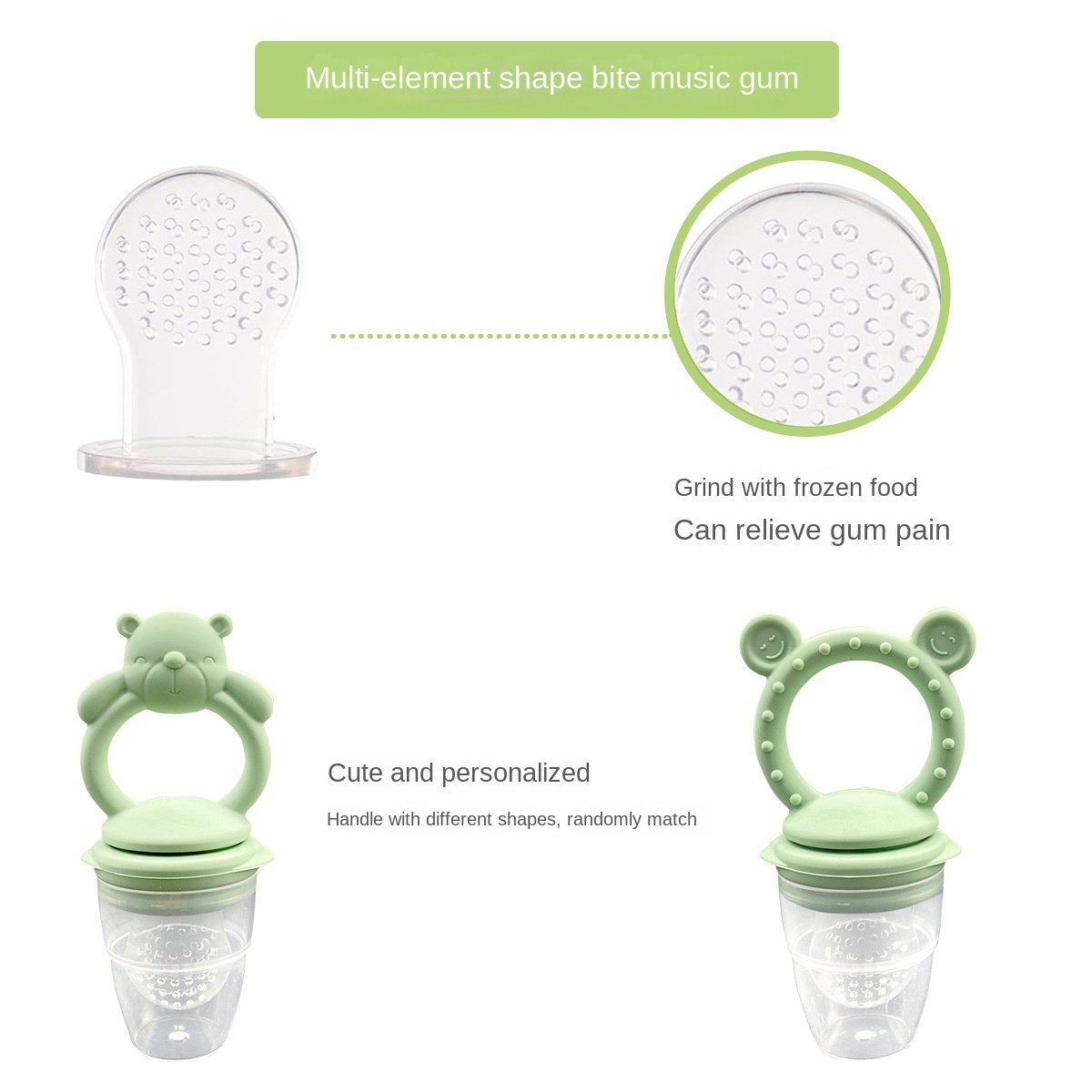 Mordedor de silicone comestíve - Baby Food Nutrition avaliação e preço