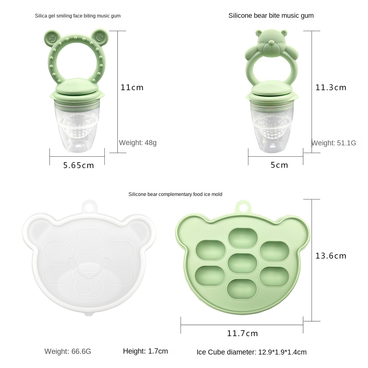 Mordedor de silicone comestíve - Baby Food Nutrition avaliação e preço