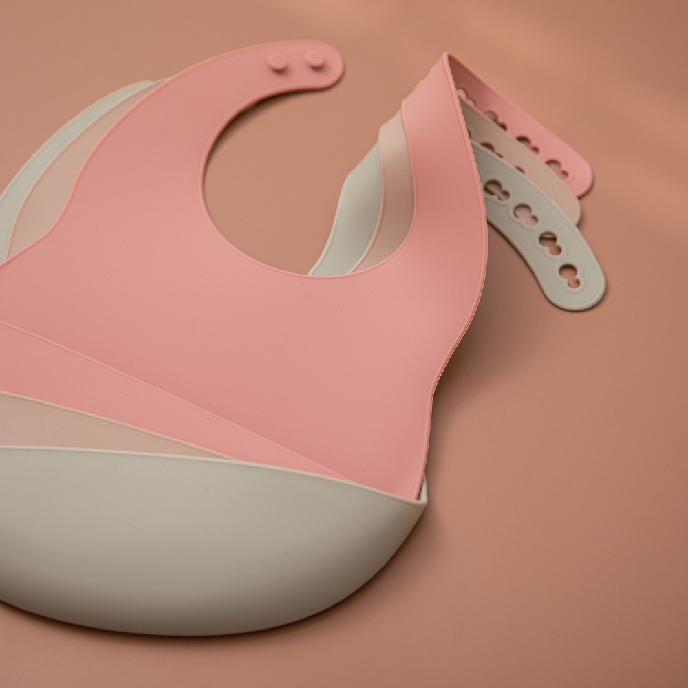 1pc Babador de Silicone Ajustá - Baby Food Newborn avaliação e preço